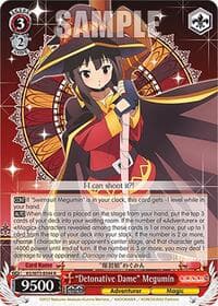"Detonative Dame" Megumin - KONOSUBA -God’s blessing on this wonderful world! Re:Edit - Weiss Schwarz card