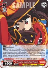 "Powered-Up Explosion Magic" Megumin - KONOSUBA -God’s blessing on this wonderful world! Re:Edit - Weiss Schwarz card