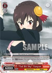"Tad Bit Shy" Yunyun (SR) - KONOSUBA -God’s blessing on this wonderful world! Re:Edit - Weiss Schwarz card