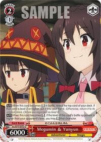 Megumin & Yunyun - KONOSUBA -God’s blessing on this wonderful world! Re:Edit - Weiss Schwarz card