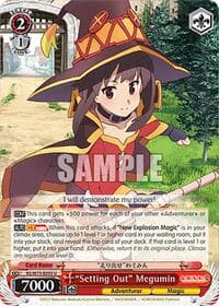 "Setting Out" Megumin - KONOSUBA -God’s blessing on this wonderful world! Re:Edit - Weiss Schwarz card