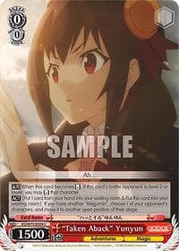 "Taken Aback" Yunyun - KONOSUBA -God’s blessing on this wonderful world! Re:Edit - Weiss Schwarz card