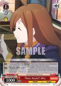 "Nice Assist" Wiz - KONOSUBA -God’s blessing on this wonderful world! Re:Edit - Weiss Schwarz card