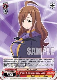 Poor Shopkeeper, Wiz - KONOSUBA -God’s blessing on this wonderful world! Re:Edit - Weiss Schwarz card