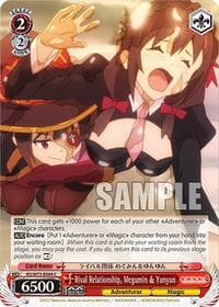 Rival Relationship, Megumin & Yunyun - KONOSUBA -God’s blessing on this wonderful world! Re:Edit - Weiss Schwarz card