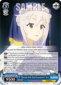"Blessed With Kind Encounters" Eris - KONOSUBA -God’s blessing on this wonderful world! Re:Edit - Weiss Schwarz card