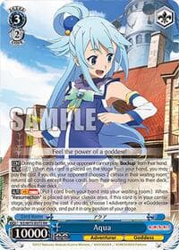 Aqua - KONOSUBA -God’s blessing on this wonderful world! Re:Edit - Weiss Schwarz card