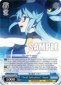 "Soul Salvation" Aqua (SR) - KONOSUBA -God’s blessing on this wonderful world! Re:Edit - Weiss Schwarz card