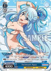 Swimsuit Aqua - KONOSUBA -God’s blessing on this wonderful world! Re:Edit - Weiss Schwarz card