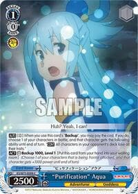 "Purification" Aqua - KONOSUBA -God’s blessing on this wonderful world! Re:Edit - Weiss Schwarz card