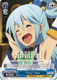 "Tipsy" Aqua - KONOSUBA -God’s blessing on this wonderful world! Re:Edit - Weiss Schwarz card