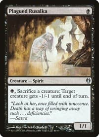 Plagued Rusalka - Duel Decks: Izzet vs. Golgari - Magic: The Gathering card