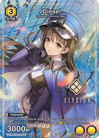 Diesel (C*) - UE14BT: GODDESS OF VICTORY: NIKKE - Union Arena card