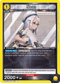 Neon (005) - UE14BT: GODDESS OF VICTORY: NIKKE - Union Arena card