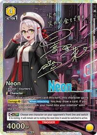 Neon (006) (SR**) - UE14BT: GODDESS OF VICTORY: NIKKE - Union Arena card