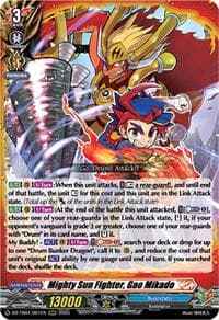 Mighty Sun Fighter, Gao Mikado - DZ-TB01: Future Card Buddyfight - Cardfight Vanguard card