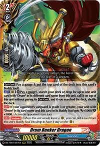 Drum Bunker Dragon - DZ-TB01: Future Card Buddyfight - Cardfight Vanguard card