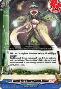 Demonic Way of Hundred Demons, Akishoki - DZ-TB01: Future Card Buddyfight - Cardfight Vanguard card