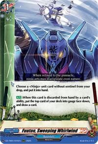 Fuuton, Sweeping Whirlwind - DZ-TB01: Future Card Buddyfight - Cardfight Vanguard card