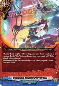 Dragowisdom, Knowledge of the Fifth Omni - DZ-TB01: Future Card Buddyfight - Cardfight Vanguard card