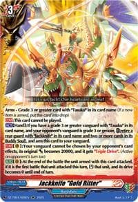 Jackknife "Gold Ritter" - DZ-TB01: Future Card Buddyfight - Cardfight Vanguard card