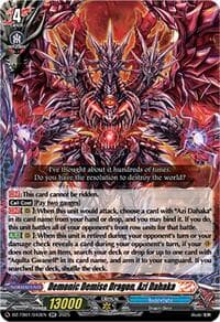 Demonic Demise Dragon, Azi Dahaka - DZ-TB01: Future Card Buddyfight - Cardfight Vanguard card