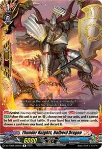 Thunder Knights, Halberd Dragon - DZ-TB01: Future Card Buddyfight - Cardfight Vanguard card