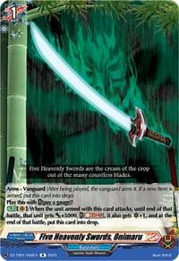 Five Heavenly Swords, Onimaru - DZ-TB01: Future Card Buddyfight - Cardfight Vanguard card