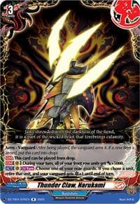 Thunder Claw, Narukami - DZ-TB01: Future Card Buddyfight - Cardfight Vanguard card