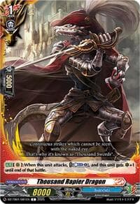 Thousand Rapier Dragon - DZ-TB01: Future Card Buddyfight - Cardfight Vanguard card