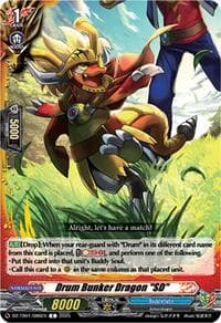 Drum Bunker Dragon "SD" - DZ-TB01: Future Card Buddyfight - Cardfight Vanguard card