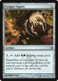 Golgari Signet - Duel Decks: Izzet vs. Golgari - Magic: The Gathering card