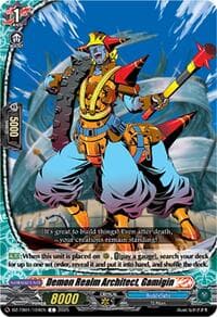 Demon Realm Architect, Gamigin - DZ-TB01: Future Card Buddyfight - Cardfight Vanguard card