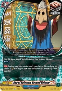 Key of Solomon, Second Volume - DZ-TB01: Future Card Buddyfight - Cardfight Vanguard card
