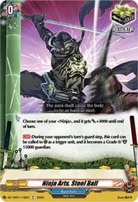 Ninja Arts, Steel Ball - DZ-TB01: Future Card Buddyfight - Cardfight Vanguard card