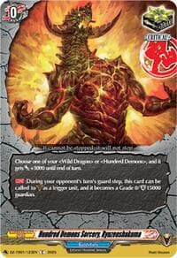 Hundred Demons Sorcery, Ryuzenshakuma - DZ-TB01: Future Card Buddyfight - Cardfight Vanguard card