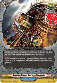 Hundred Demons Sorcery, Rineryusho - DZ-TB01: Future Card Buddyfight - Cardfight Vanguard card