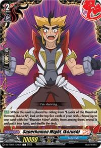 Superhuman Might, Ikazuchi - DZ-TB01: Future Card Buddyfight - Cardfight Vanguard card