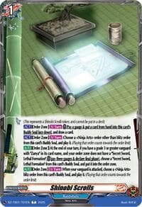 Shinobi Scrolls - DZ-TB01: Future Card Buddyfight - Cardfight Vanguard card