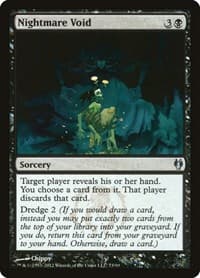 Nightmare Void - Duel Decks: Izzet vs. Golgari - Magic: The Gathering card