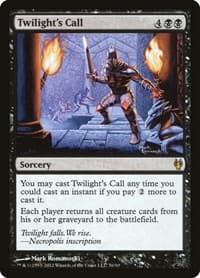 Twilight's Call - Duel Decks: Izzet vs. Golgari - Magic: The Gathering card