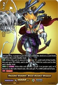 Thunder Knights, Drum Bunker Dragon (BR) - DZ-TB01: Future Card Buddyfight - Cardfight Vanguard card