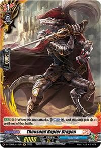 Thousand Rapier Dragon (H) - DZ-TB01: Future Card Buddyfight - Cardfight Vanguard card