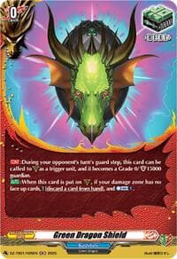 Green Dragon Shield (H) - DZ-TB01: Future Card Buddyfight - Cardfight Vanguard card