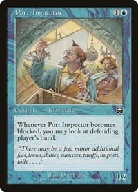 Port Inspector - Mercadian Masques - Magic: The Gathering card