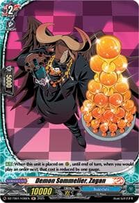 Demon Sommelier, Zagan (H) - DZ-TB01: Future Card Buddyfight - Cardfight Vanguard card
