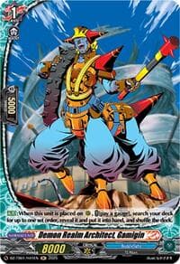 Demon Realm Architect, Gamigin (H) - DZ-TB01: Future Card Buddyfight - Cardfight Vanguard card