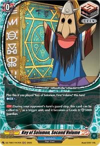 Key of Solomon, Second Volume (H) - DZ-TB01: Future Card Buddyfight - Cardfight Vanguard card