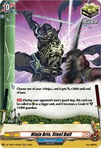 Ninja Arts, Steel Ball (H) - DZ-TB01: Future Card Buddyfight - Cardfight Vanguard card