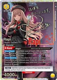 Rapi (011) (SR**) - UE14BT: GODDESS OF VICTORY: NIKKE - Union Arena card